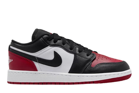 Jordan 1 Low "Bred Toe 2.0" (GS)