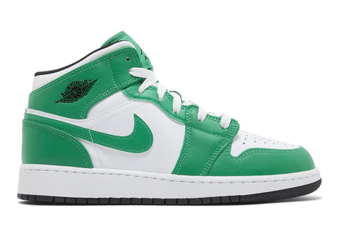 Jordan 1 Mid "Lucky Green" (GS)