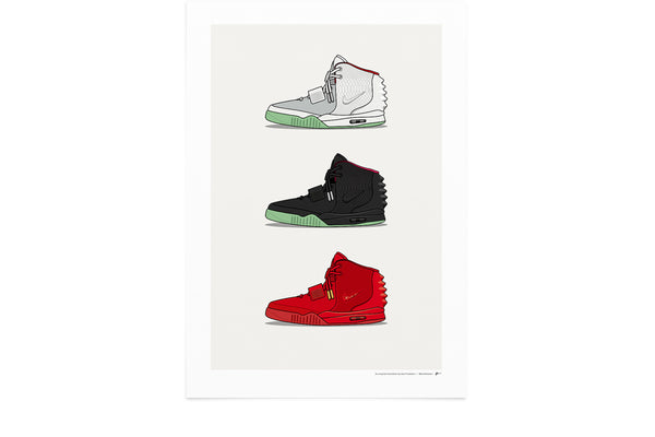 KickPoster - Triple Air Yeezy II