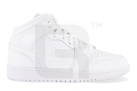 Jordan 1 Mid "Triple White"