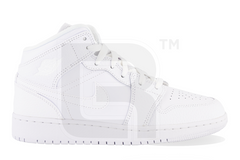 Jordan 1 Mid "Triple White"