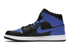 Jordan 1 Mid "Black Hyper Royal"