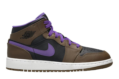 Jordan 1 Mid "Purple Mocha" (GS)