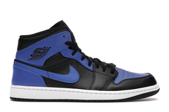 Jordan 1 Mid "Black Hyper Royal"